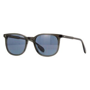 New GARRETT LEIGHT Bentley Grey Square 2036 BIO CHR/BIO NVY Sunglasses Women